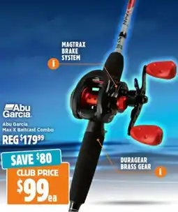 Anaconda Abu Garcia Max X Baitcast Combo offer
