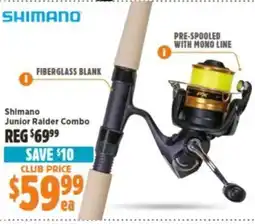 Anaconda Shimano Junior Raider Combo offer