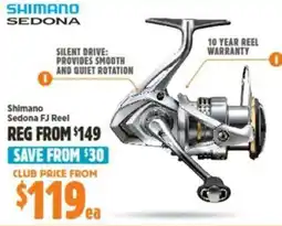 Anaconda Shimano sedona fj reel offer