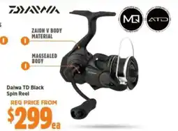 Anaconda Daiwa TD Black Spin Reel offer