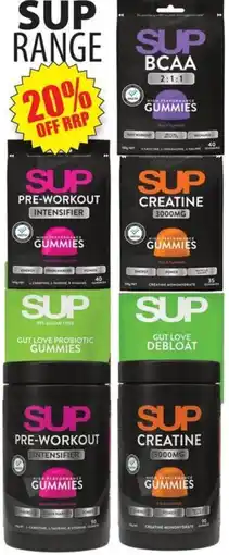 Healthy World Pharmacy SUP Range offer
