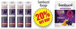 Healthy World Pharmacy Sambucol Range offer