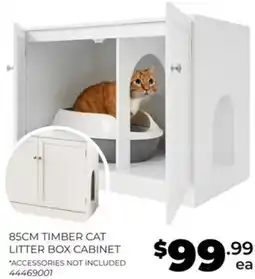 Prices Plus Timber cat litter box cabinet offer