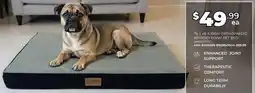 Prices Plus Orthopaedic memory foam pet bed offer