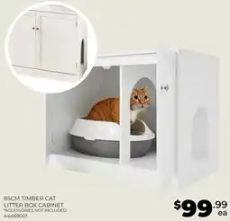 Prices Plus Timber cat litter box cabinet offer