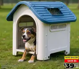 Prices Plus Plastic dog house offer