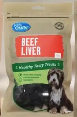 Prices Plus Pets own beef liver offer