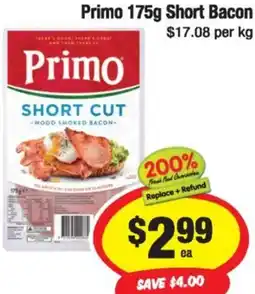 CORNETTS Primo Short Bacon offer