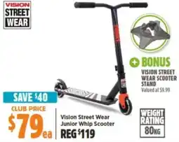 Anaconda Vision Street Wear Junior Whip Scooter offer