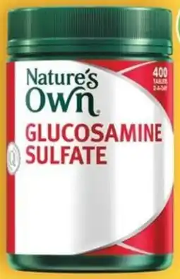 Terry White Nature's own glucosamine sulfate offer