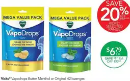 Terry White Vicks Vapodrops offer