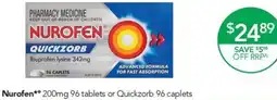 Terry White Nurofen offer