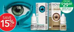 NovaTears Lubricating Eye Drop or Omega 3 Eye Drops