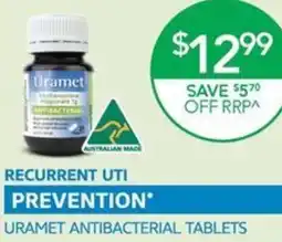 Terry White Uramet antibacterial tablets offer
