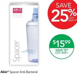 Terry White Able Spacer Anti-Bacterial offer
