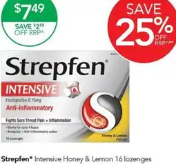 Terry White Strepfen Intensive Honey & Lemon offer