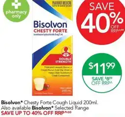 Terry White Bisolvon Chesty Forte Cough Liquid offer