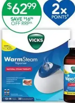 Terry White Vicks Warm Steam Vaporizer offer