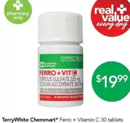 Terry White TerryWhite Chemmart Ferro + Vitamin C offer