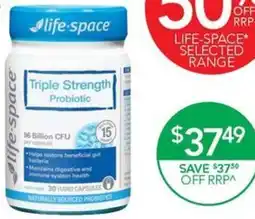 Terry White Life-Space Triple Strength Probiotic offer