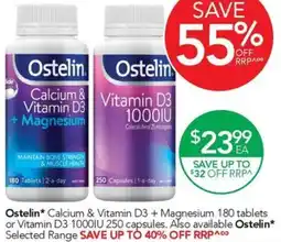 Terry White Ostelin Calcium & Vitamin D3 + Magnesium offer