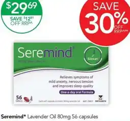 Terry White Seremind Lavender Oil offer