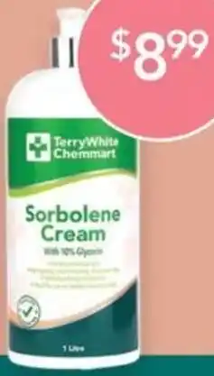 Terry White TerryWhite Chemmart Sorbolene Cream offer