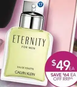 Terry White Calvin Klein Eternity for Men EDT Spray offer