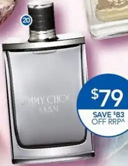 Terry White Jimmy Choo Man EDT Spray offer