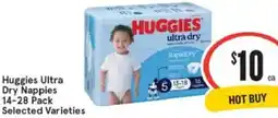 IGA Xpress Huggies Ultra Dry Nappies offer
