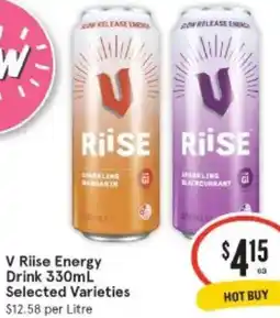IGA Xpress V Riise Energy Drink offer