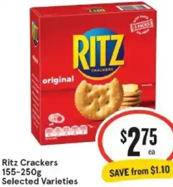IGA Xpress Ritz Crackers offer