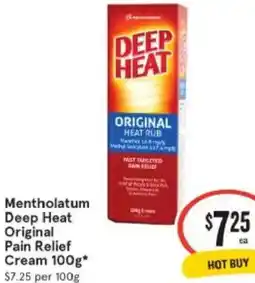 Mentholatum Deep Heat Original Pain Relief Cream