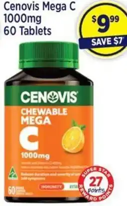 Star Discount Chemist Cenovis Mega C offer
