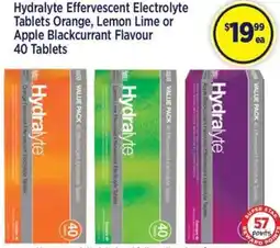 Star Discount Chemist Hydralyte Effervescent Electrolyte Tablets offer
