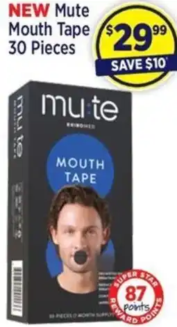 Star Discount Chemist Mute Mouth Tape offer