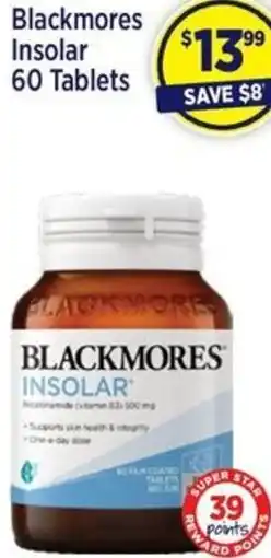 Star Discount Chemist Blackmores Insolar offer