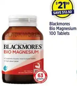 Star Discount Chemist Blackmores Bio Magnesium offer