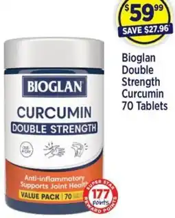 Star Discount Chemist Bioglan Double Strength Curcumin offer