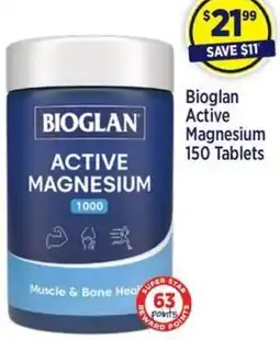 Star Discount Chemist Bioglan Active Magnesium offer