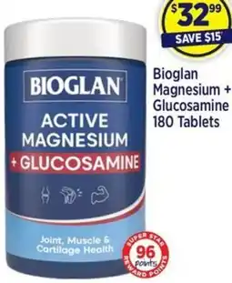 Star Discount Chemist Bioglan Magnesium + Glucosamine offer