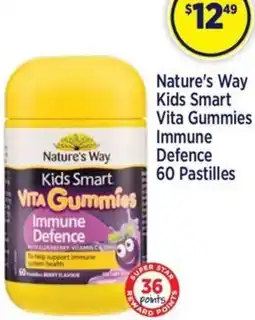 Star Discount Chemist Nature's Way Kids Smart Vita Gummies Immune Defence offer