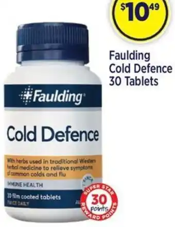 Star Discount Chemist Faulding Cold Defence offer