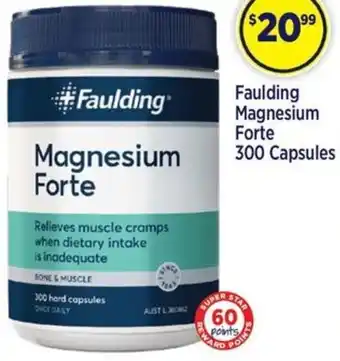 Star Discount Chemist Faulding Magnesium Forte offer