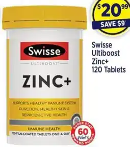 Star Discount Chemist Swisse Ultiboost Zinc+ offer