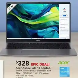 Harvey Norman Acer aspire lite 15 laptop offer