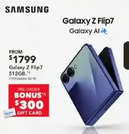 Harvey Norman Galaxy Z Flip7 512gb offer