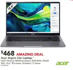 Harvey Norman Acer aspire lite laptop offer