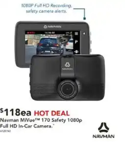 Harvey Norman Navman MiVue™ 170 Safety 1080p Full HD In-Car Camera offer