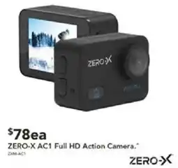 Harvey Norman Zero-x ac1 full hd action camera offer